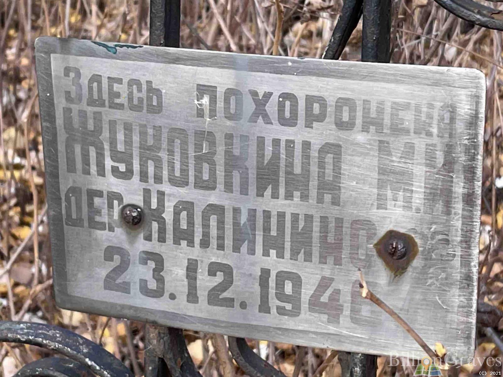 Жуковкина М.И.