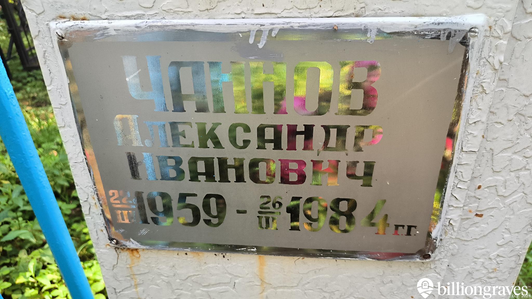Чаннов Александр Иванович