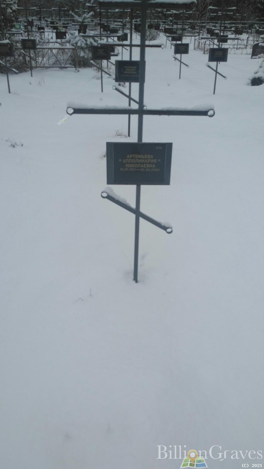 Артемьева Апполинария Николаевна