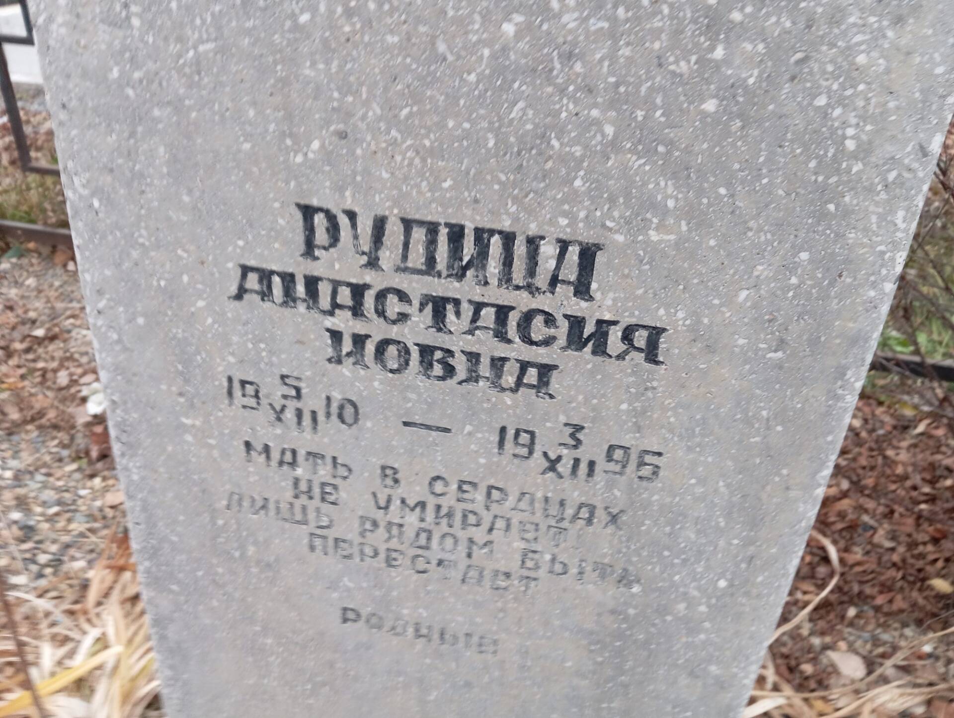 Рудица Анастасия Иовна