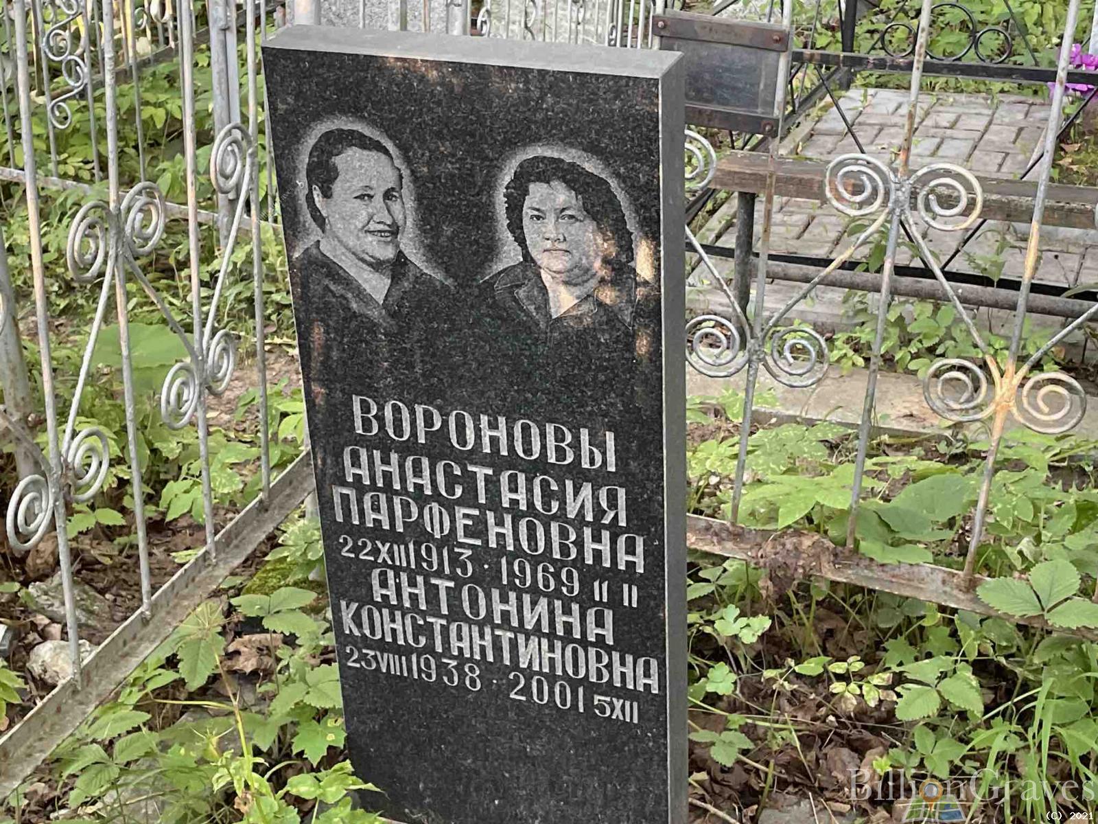 Воронова Анастасия Парфеновна