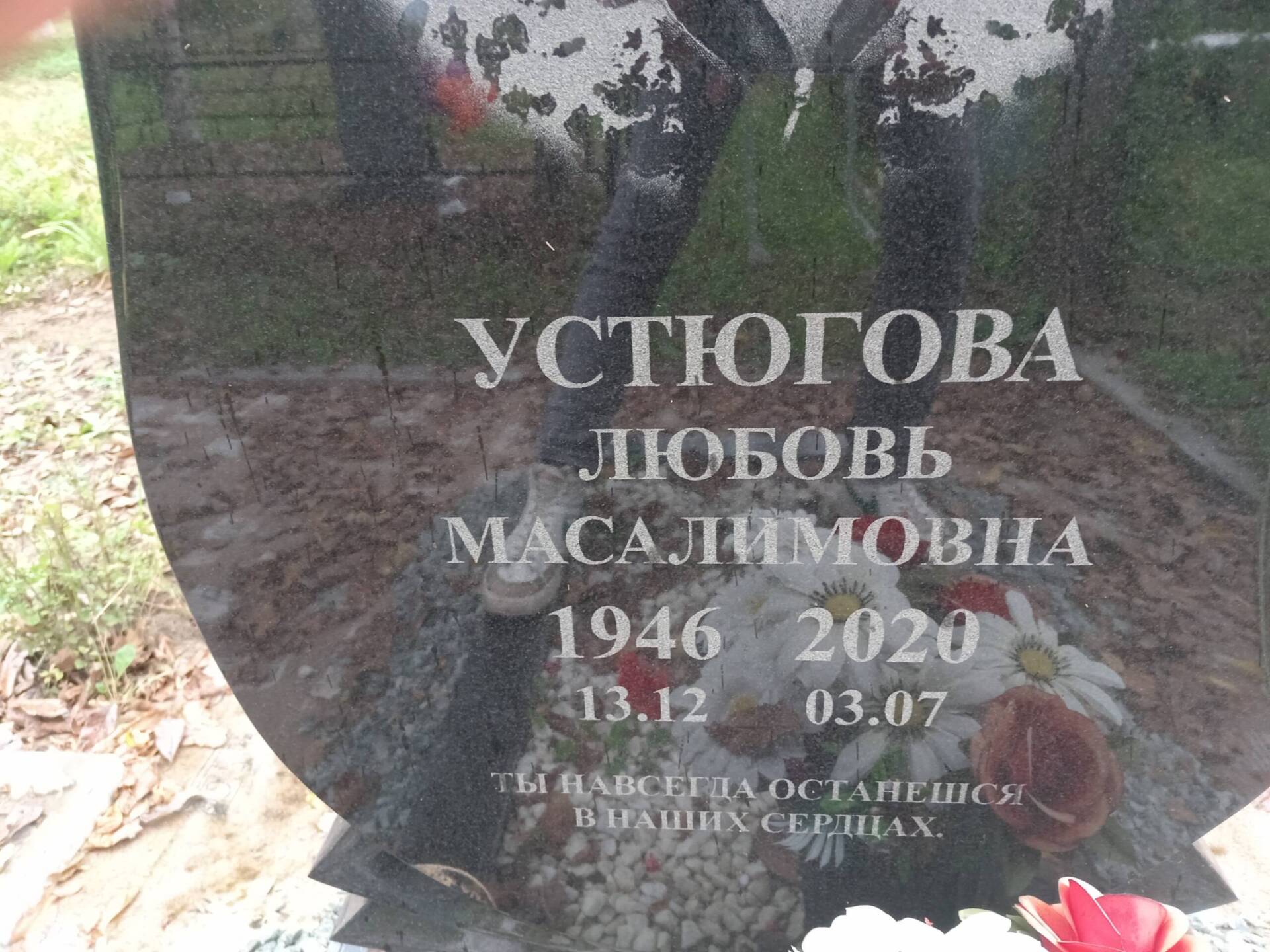 Устюгова Любовь Масалимовна