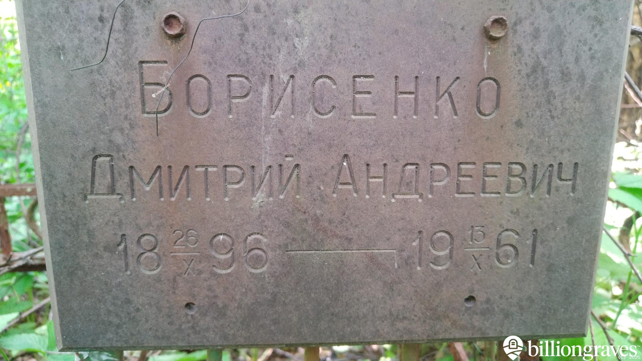 Борисенко Дмитрий Андреевич