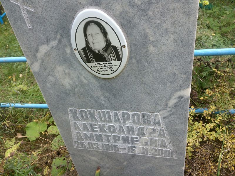 Кокшарова Александра Дмитриевна