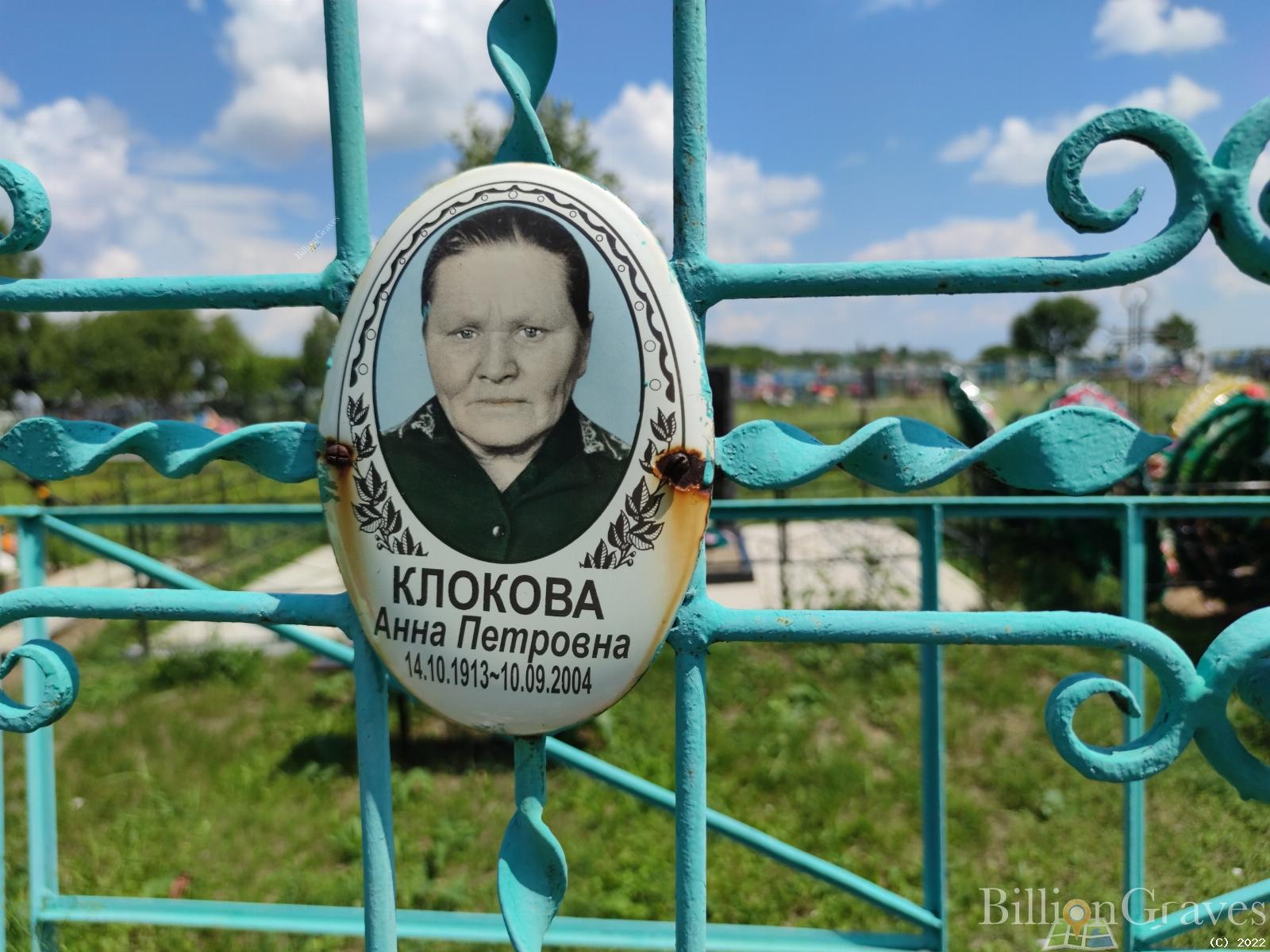 Клокова Анна Петровна