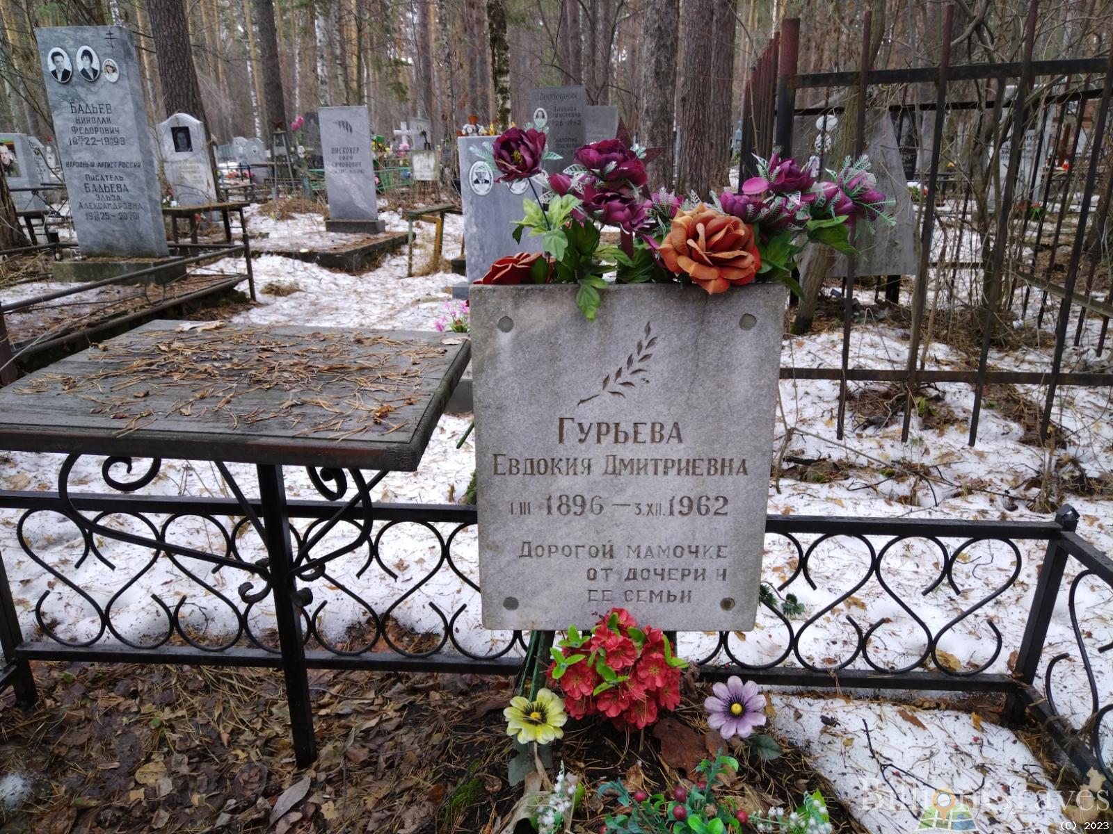 Гурьева Евдокия Дмитриевна