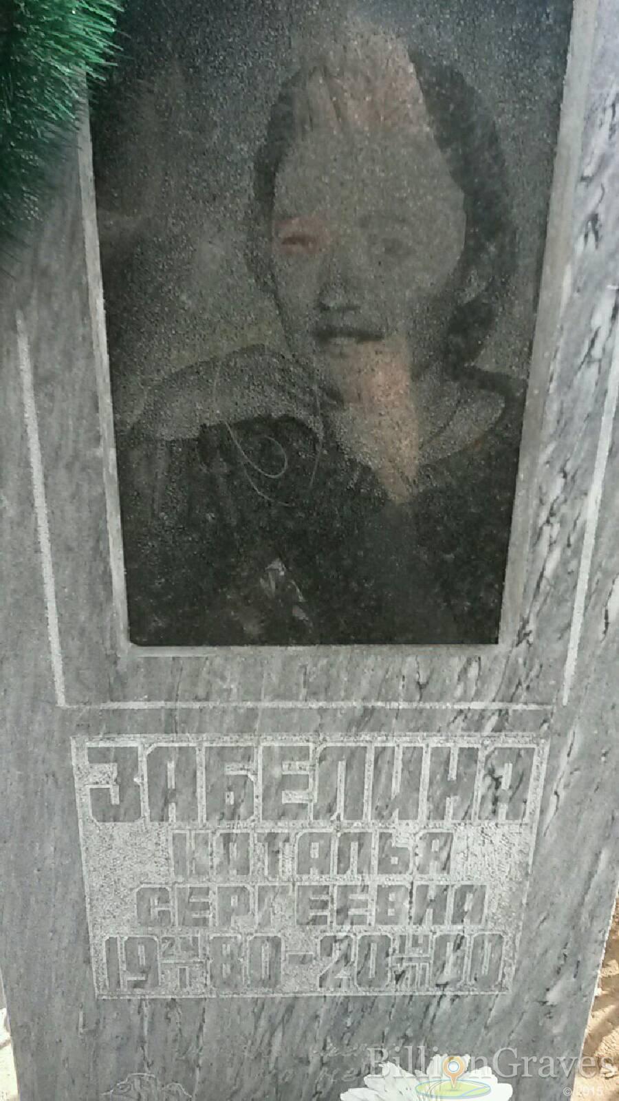 Забелина Наталья сергеевна