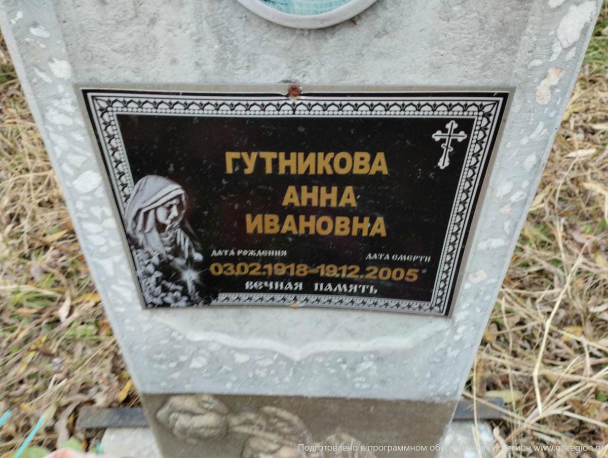 Гутникова Анна Ивановна