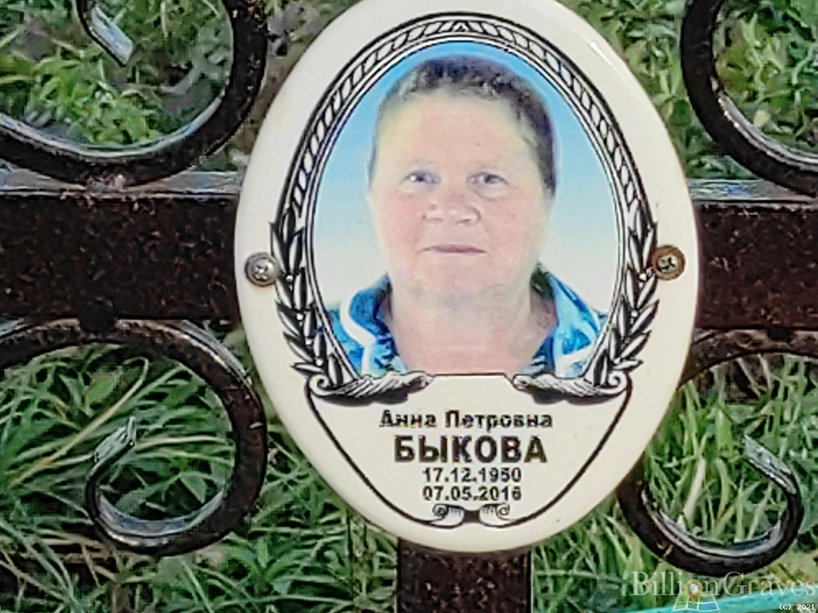 Быкова Анна Петровна