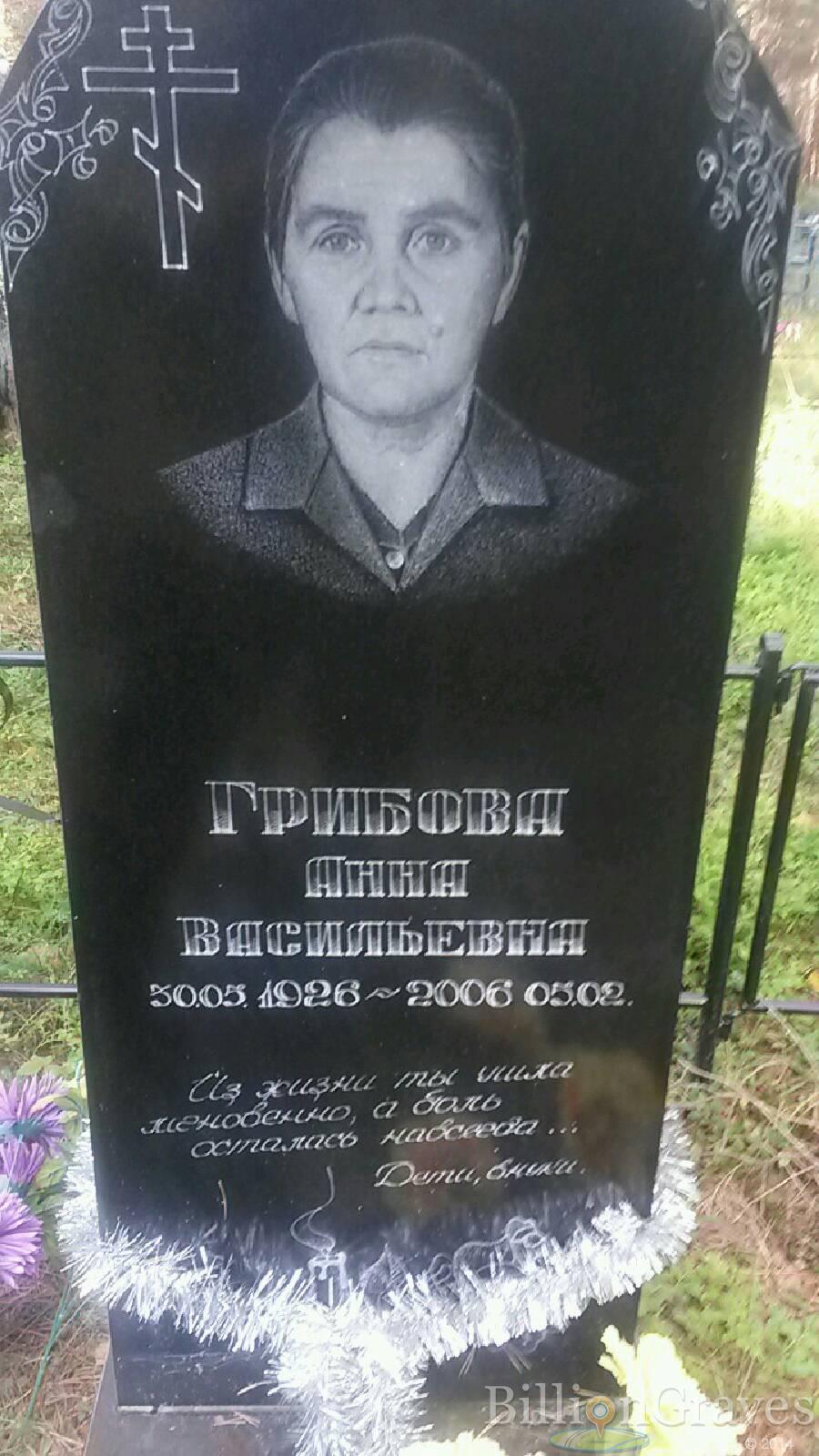 Грибова Анна Васильевна