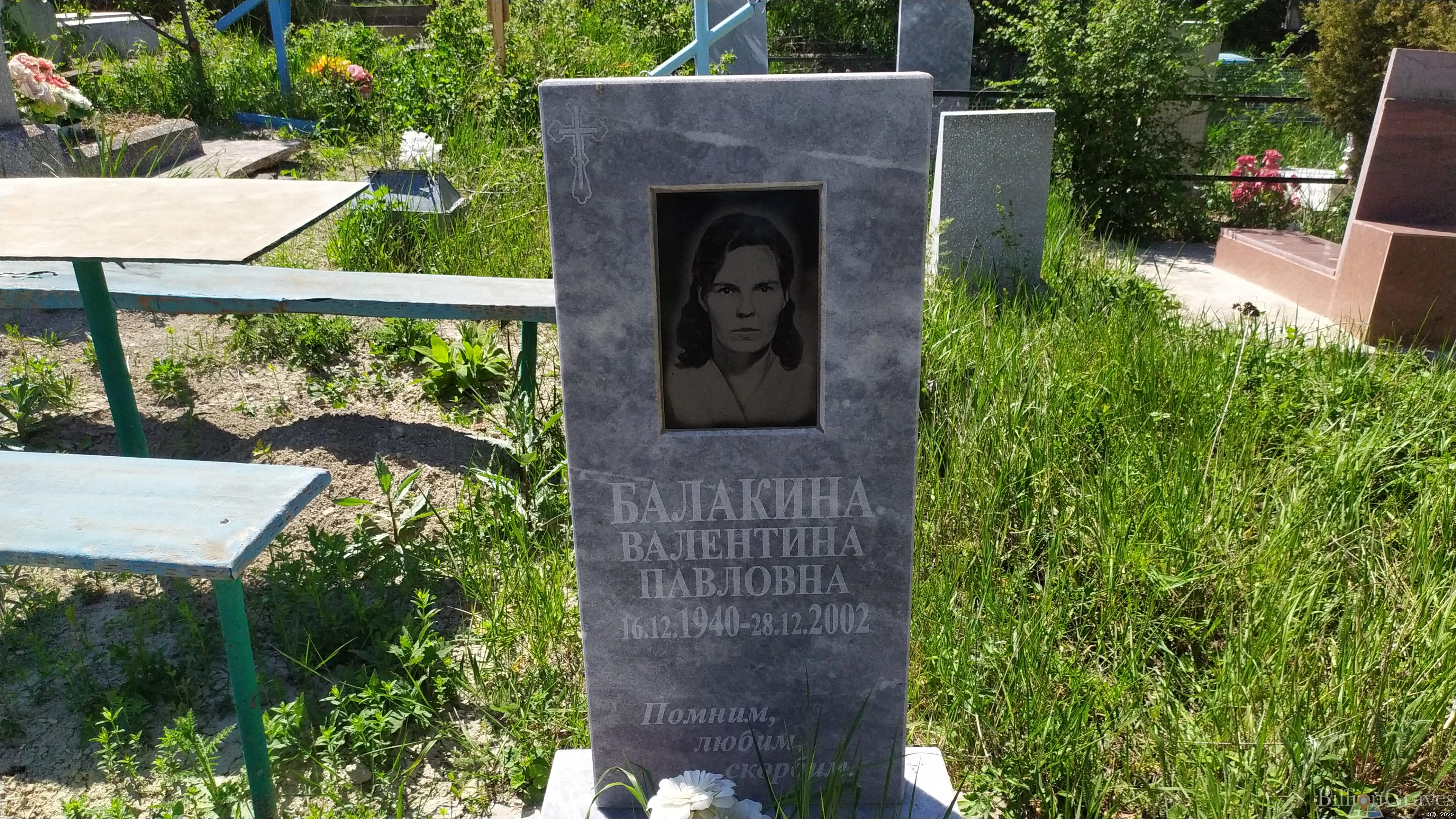 Балакина Валентина Павловна
