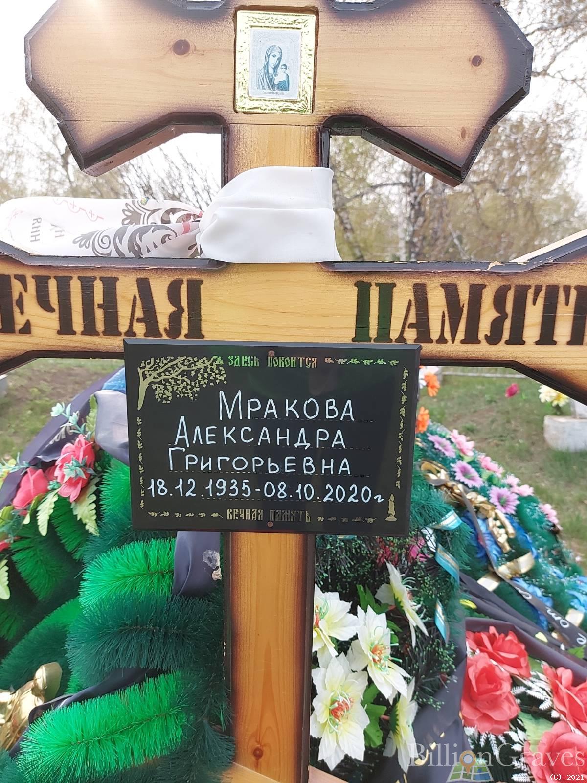 Мракова Александра Григорьевна