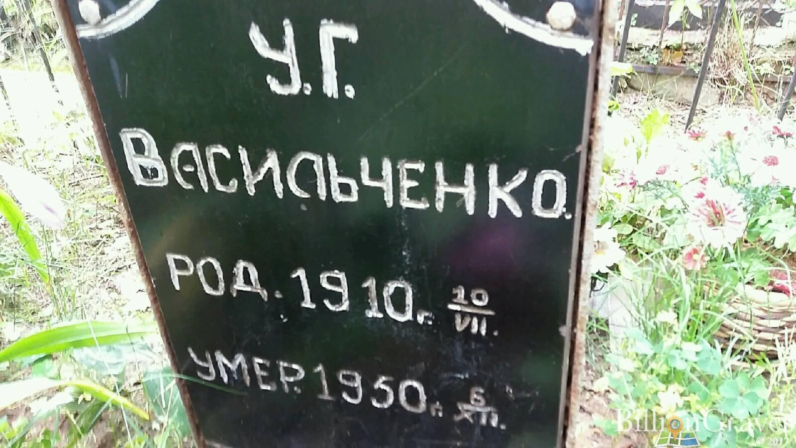 Васильченко У. Г.