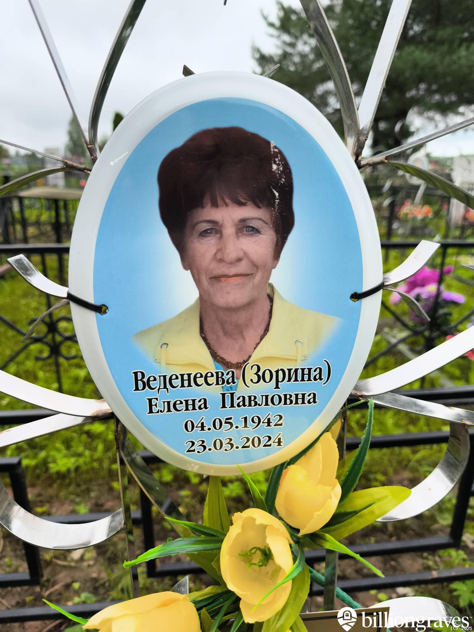 Веденеева Елена Павловна