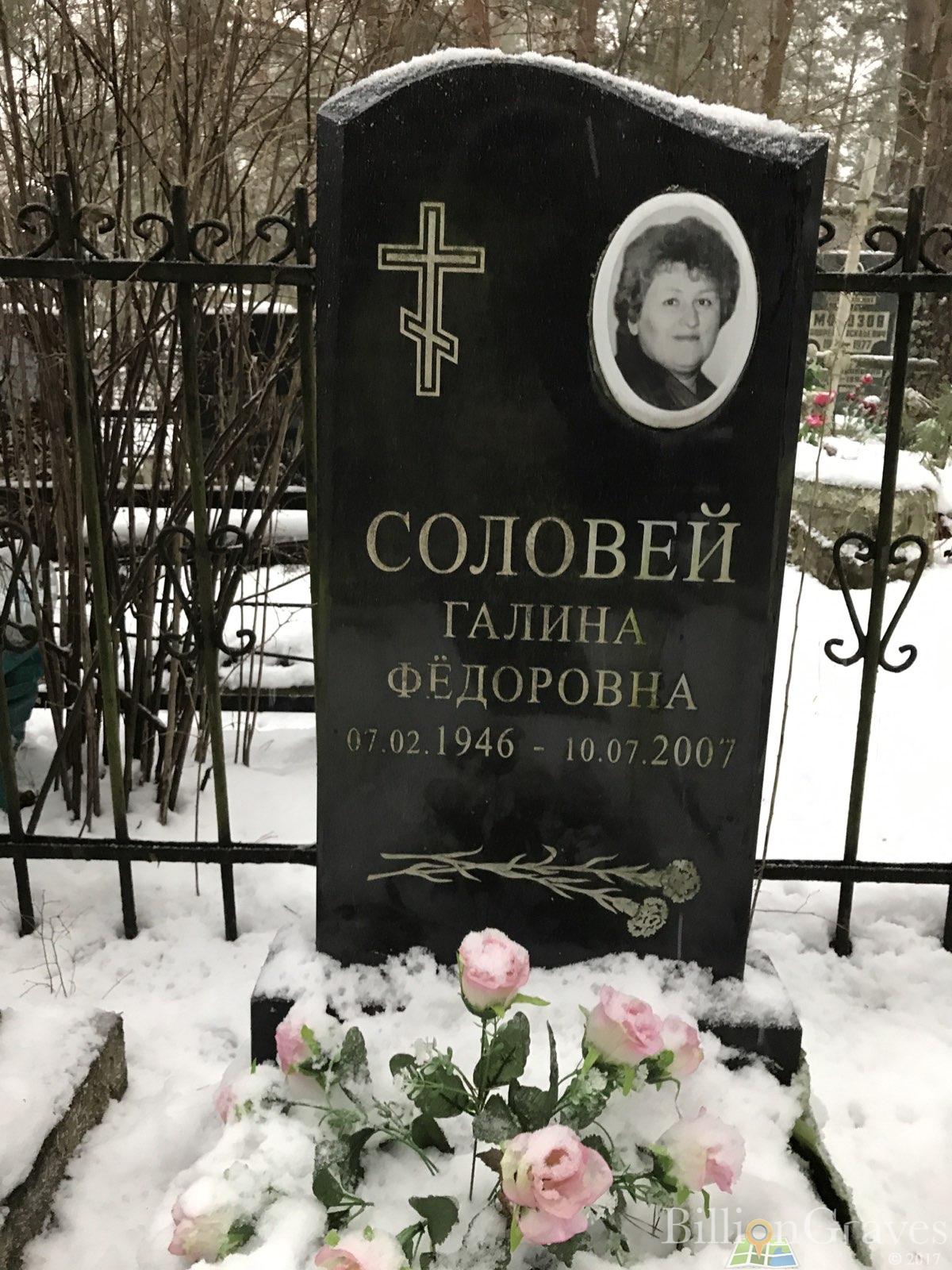 Соловей Галина Фёдоровна