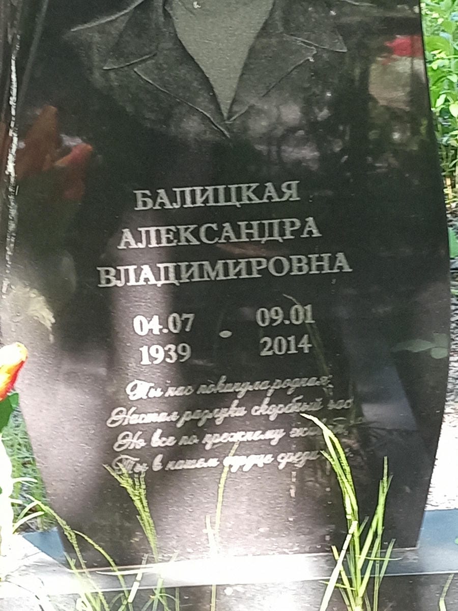 Балицкая Александра Владимировна