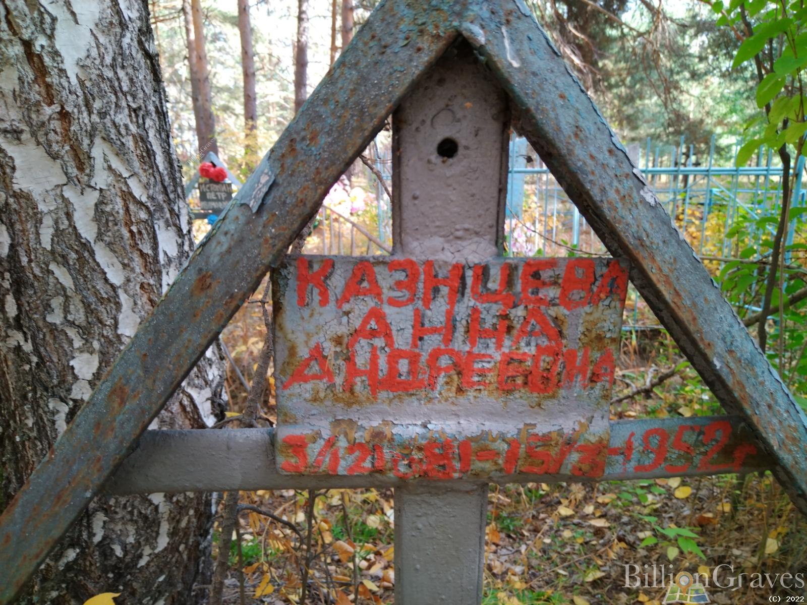 Казанцева Анна Андреевна