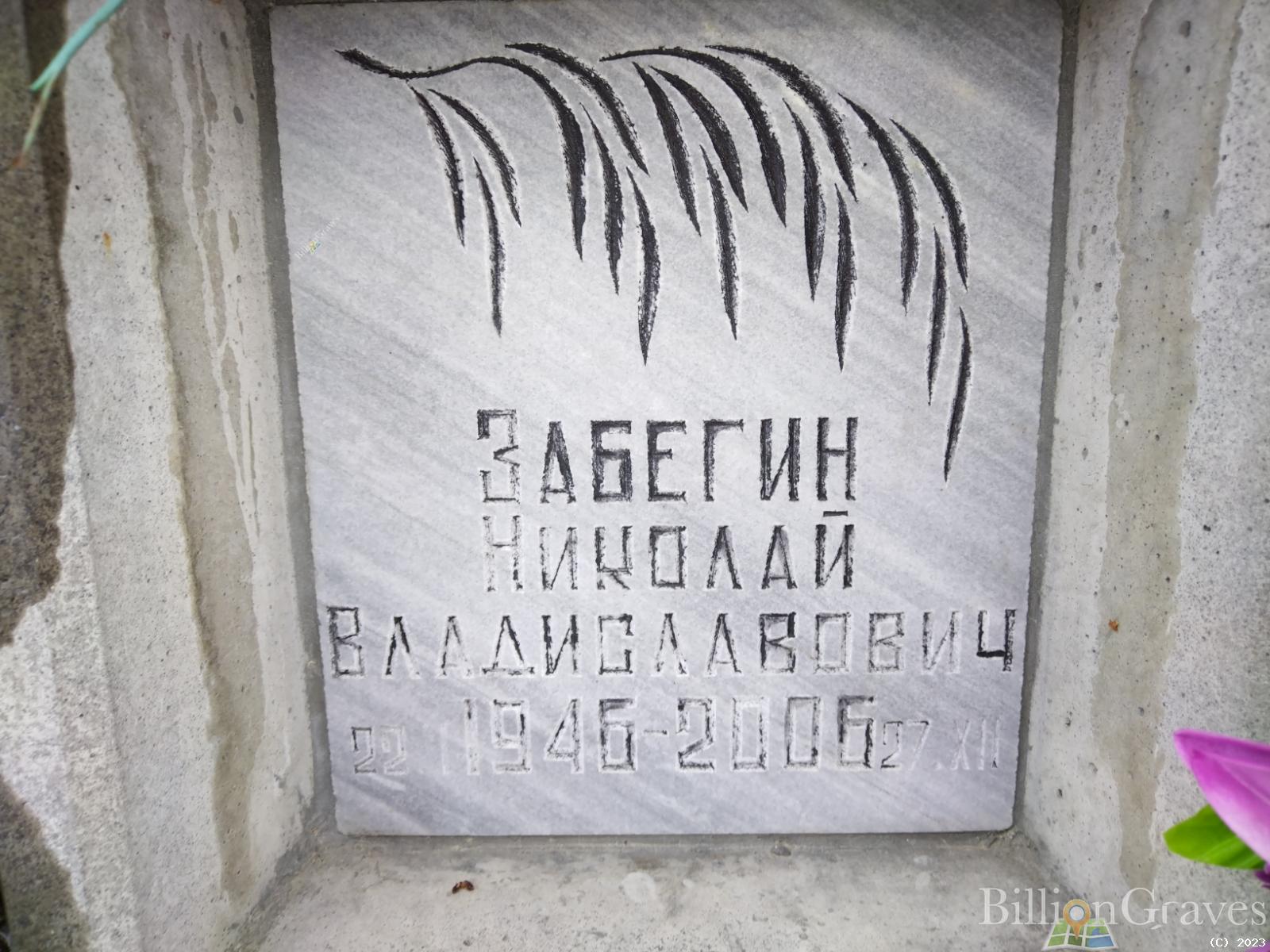 Забегин Николай Владиславович