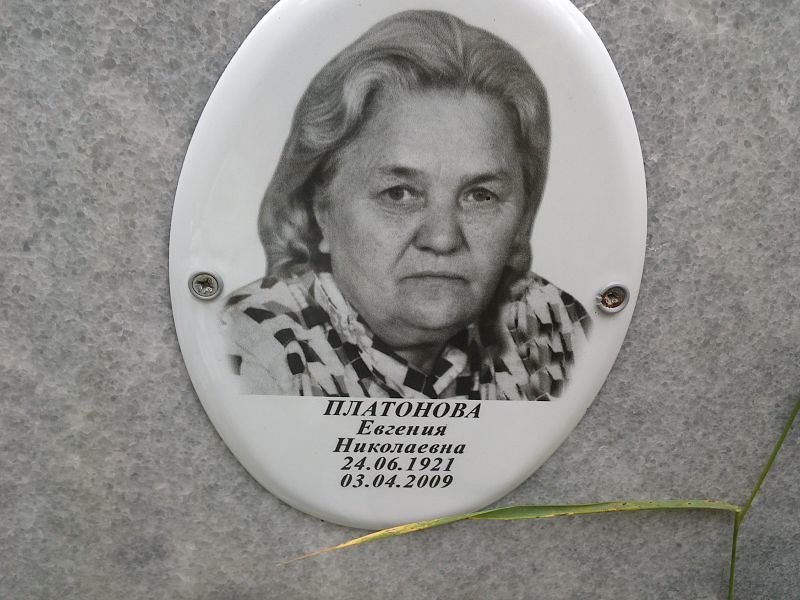 Платонова Евгения Николаевна