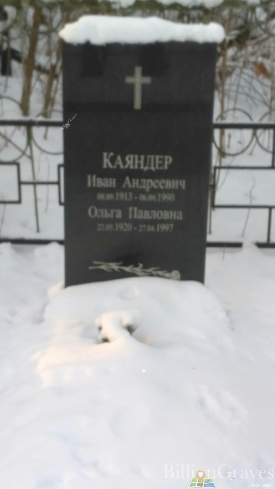 Каяндер Ольга Павловна