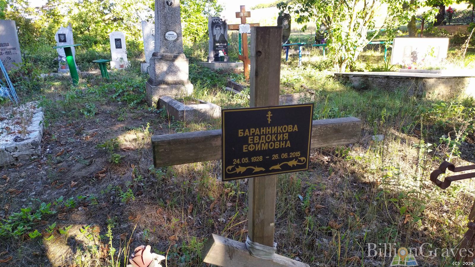 Баранникова Евдокия Ефимовна