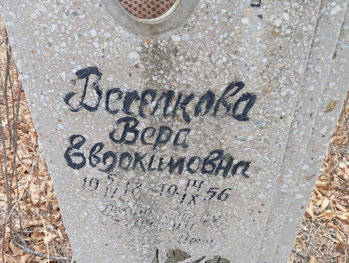 Веселкова Вера Евдокимовна