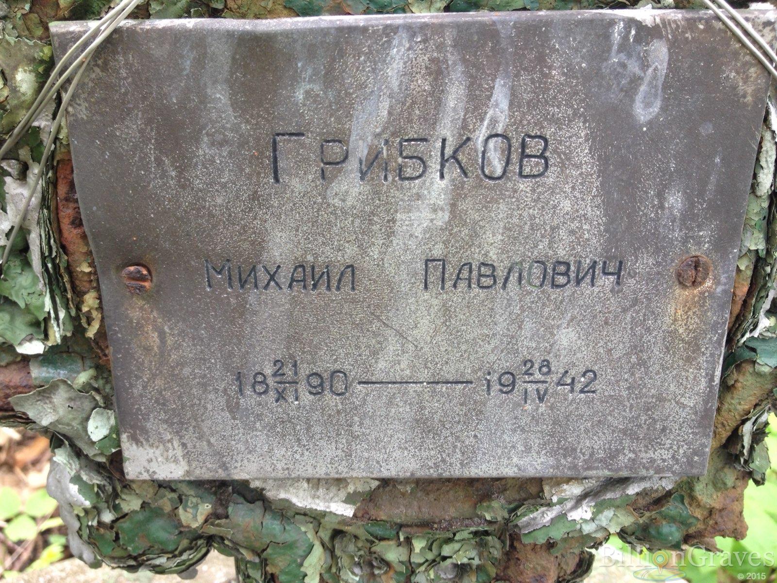Грибков Михаил Павлович