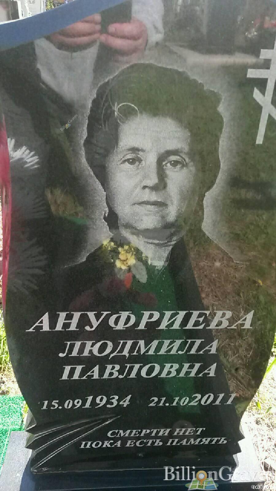 Ануфриева Людмила Павловна