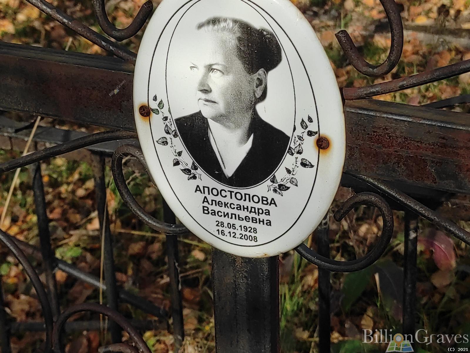 Апостолова Александра Васильевна