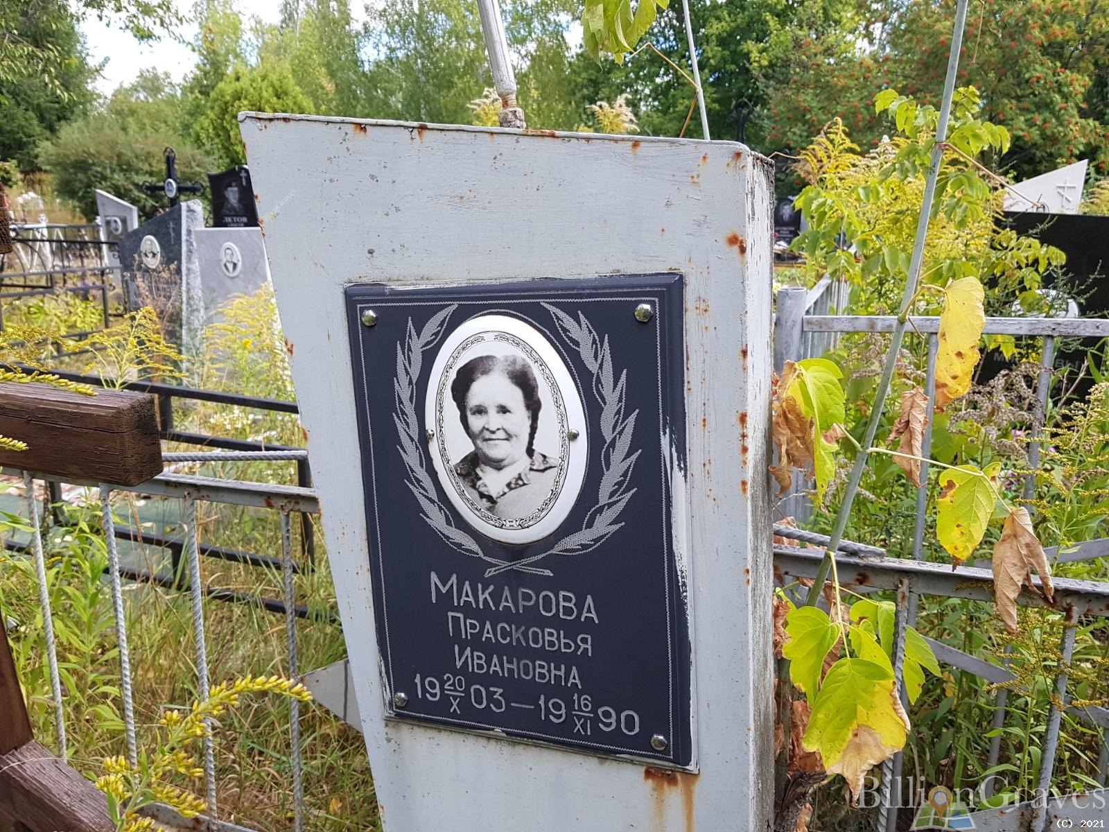 Макарова Прасковья Ивановна