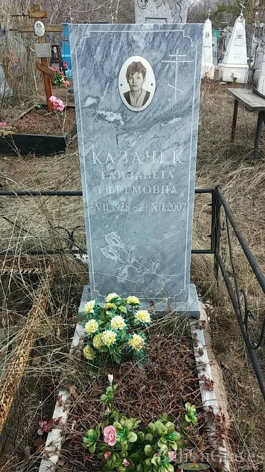 Казачек Елизавета Ефремовна