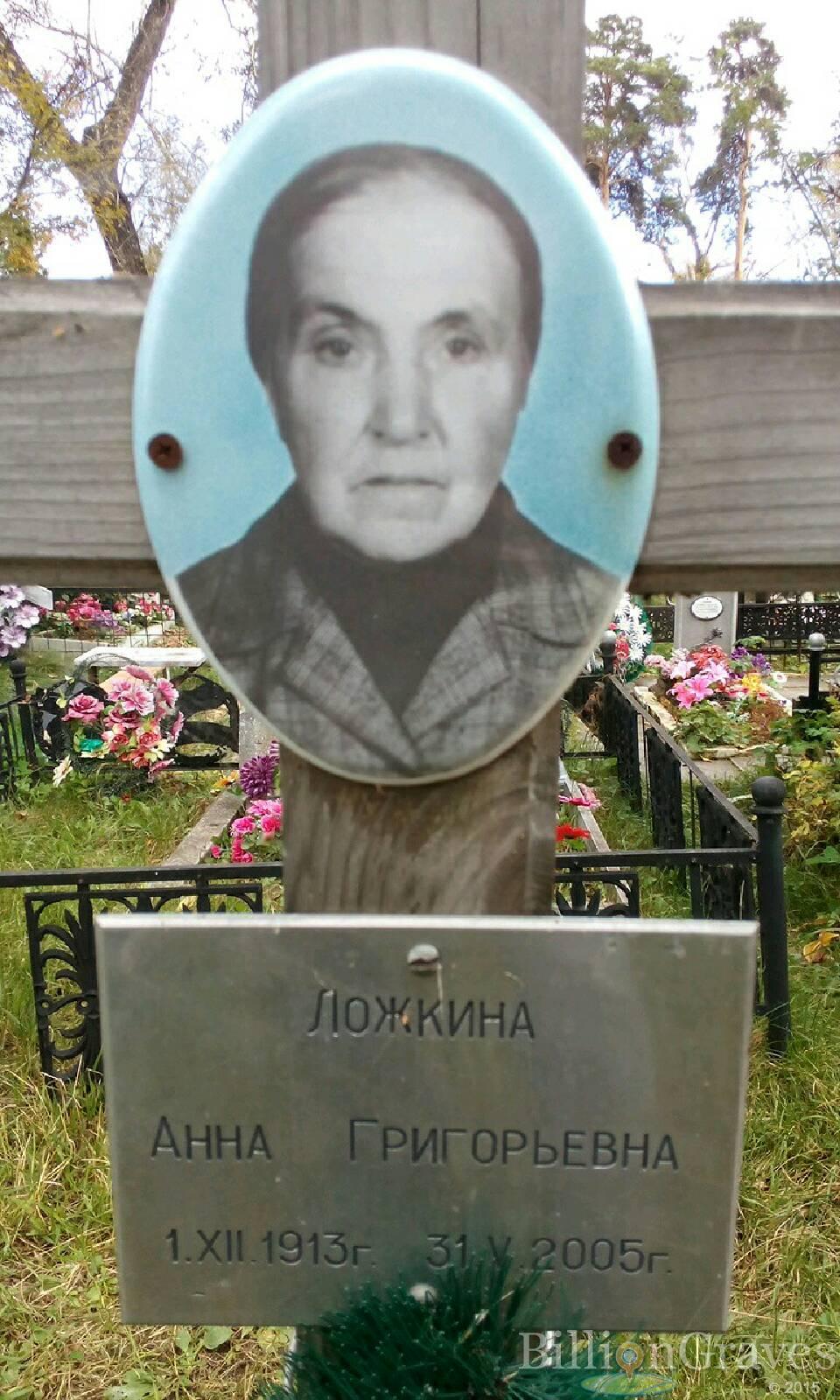 ложкина анна григорьевна