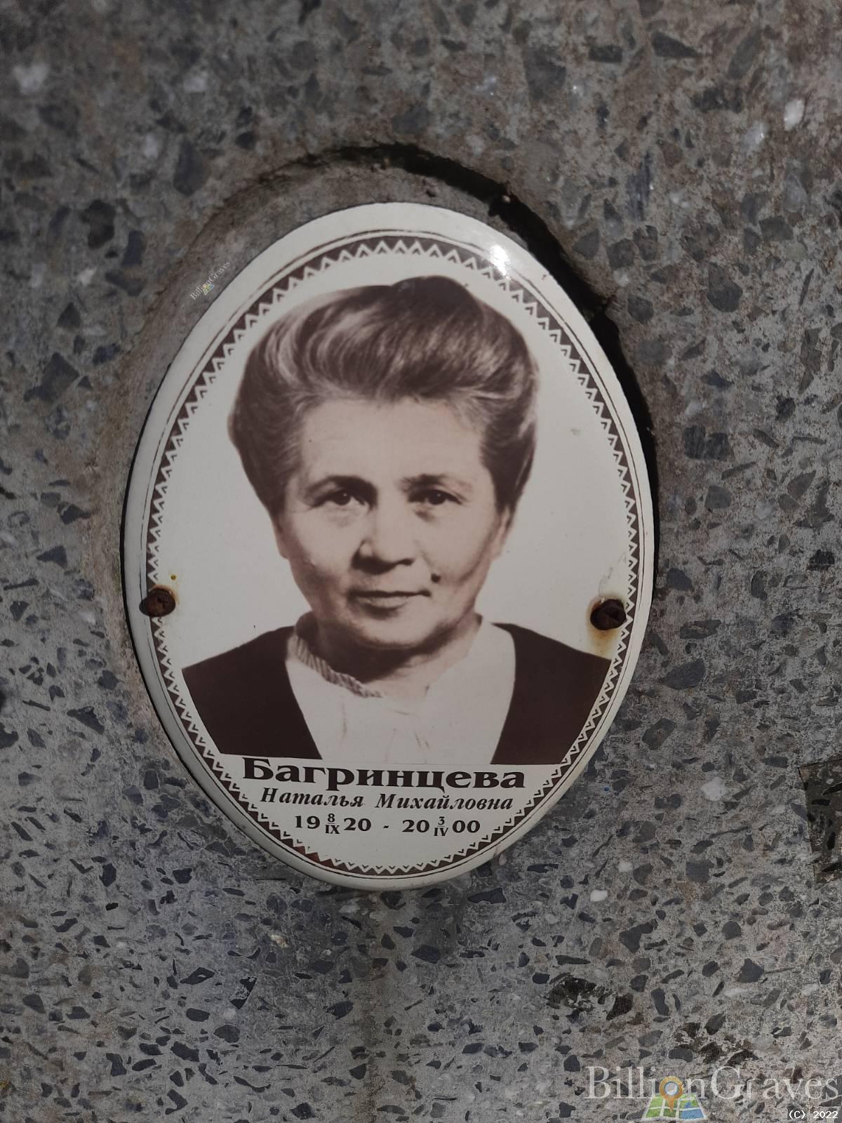 Багринцева Наталья Михайловна