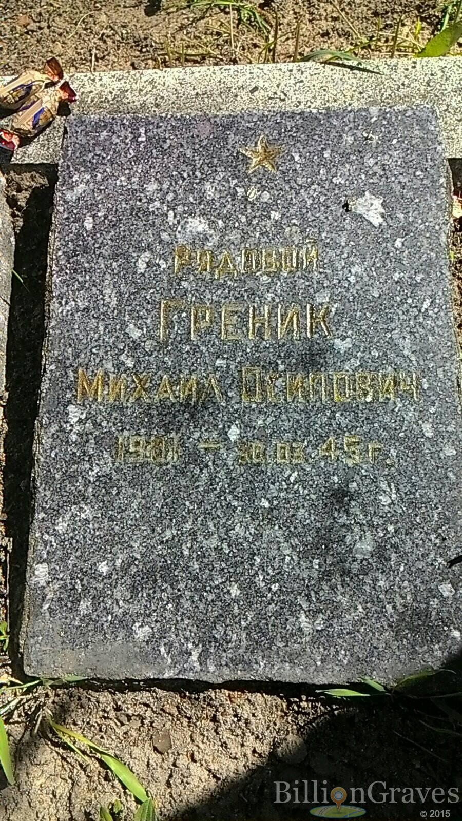 Греник Михаил Осипович