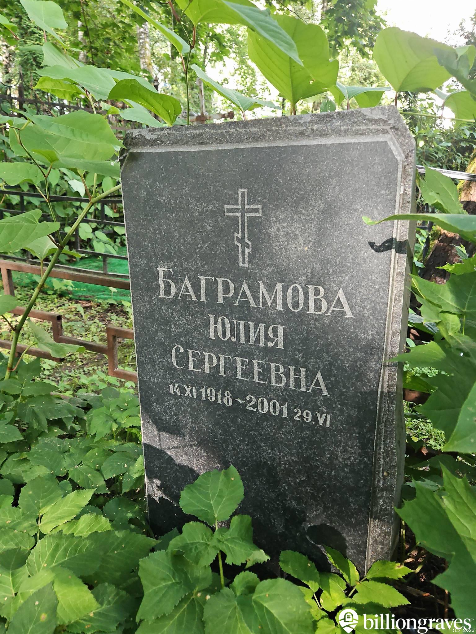 Баграмова Юлия Сергеевна