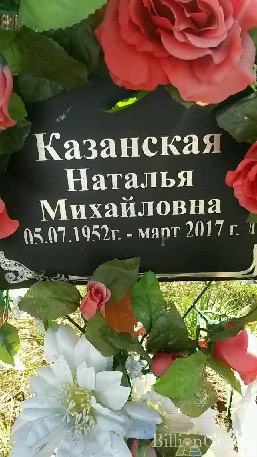 казанская наталья михайловна
