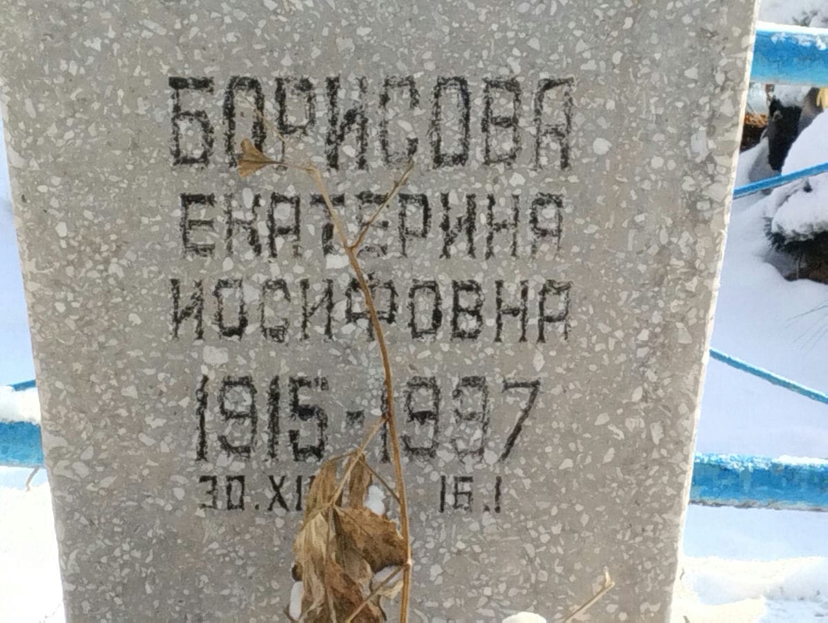 Борисова Екатерина Иосифовна
