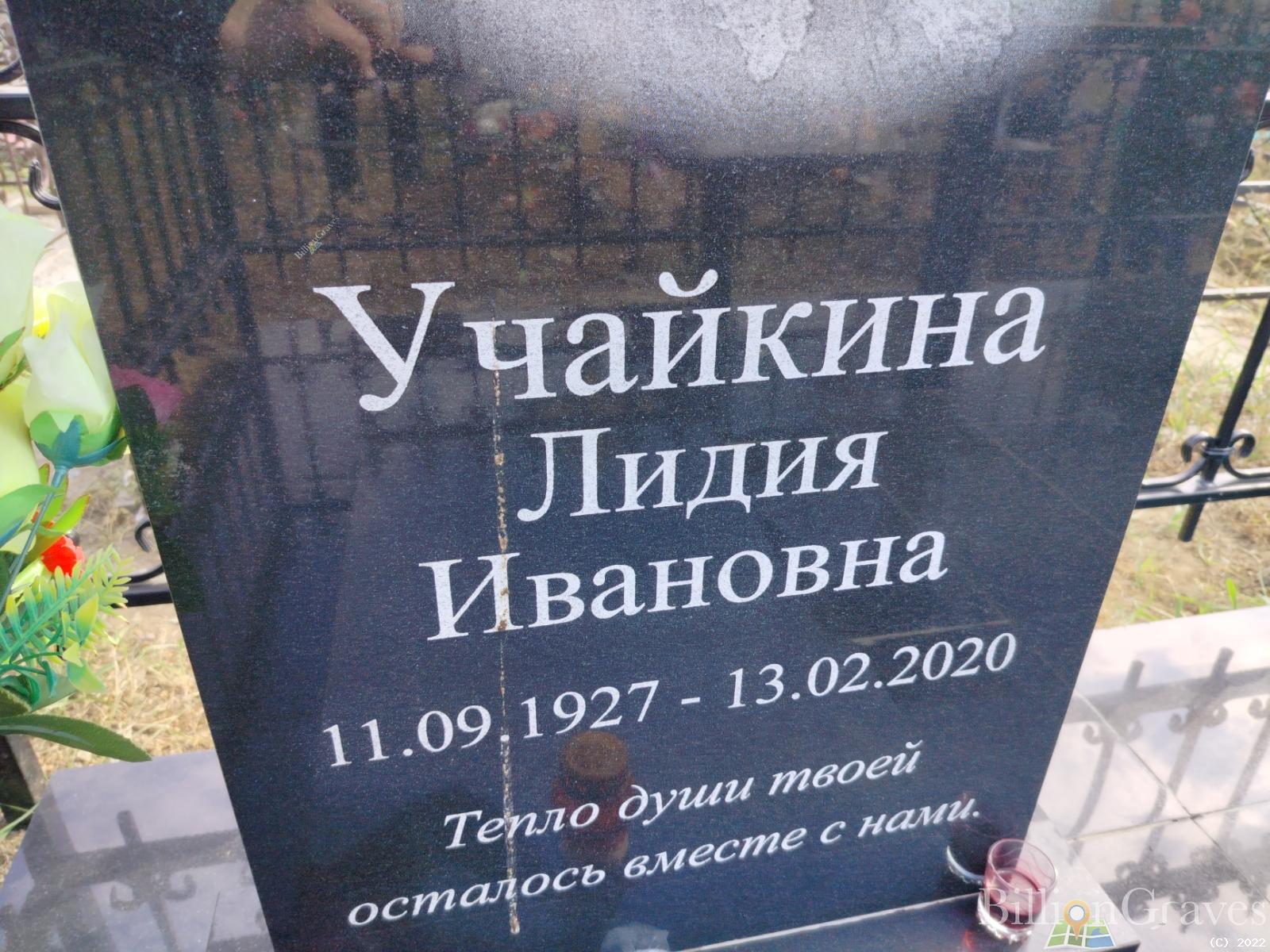 Учайкина Лидия Ивановна