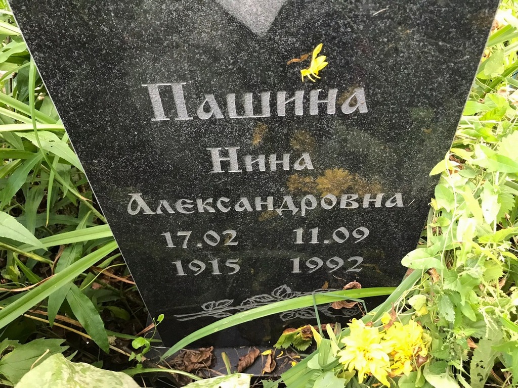 Пашина Нина Александровна