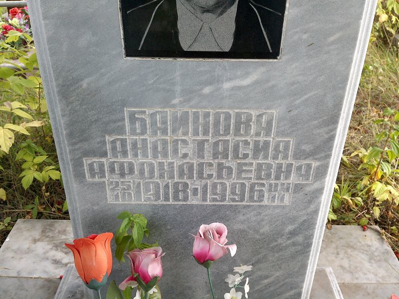 Байнова Анастасия Афонасьевна