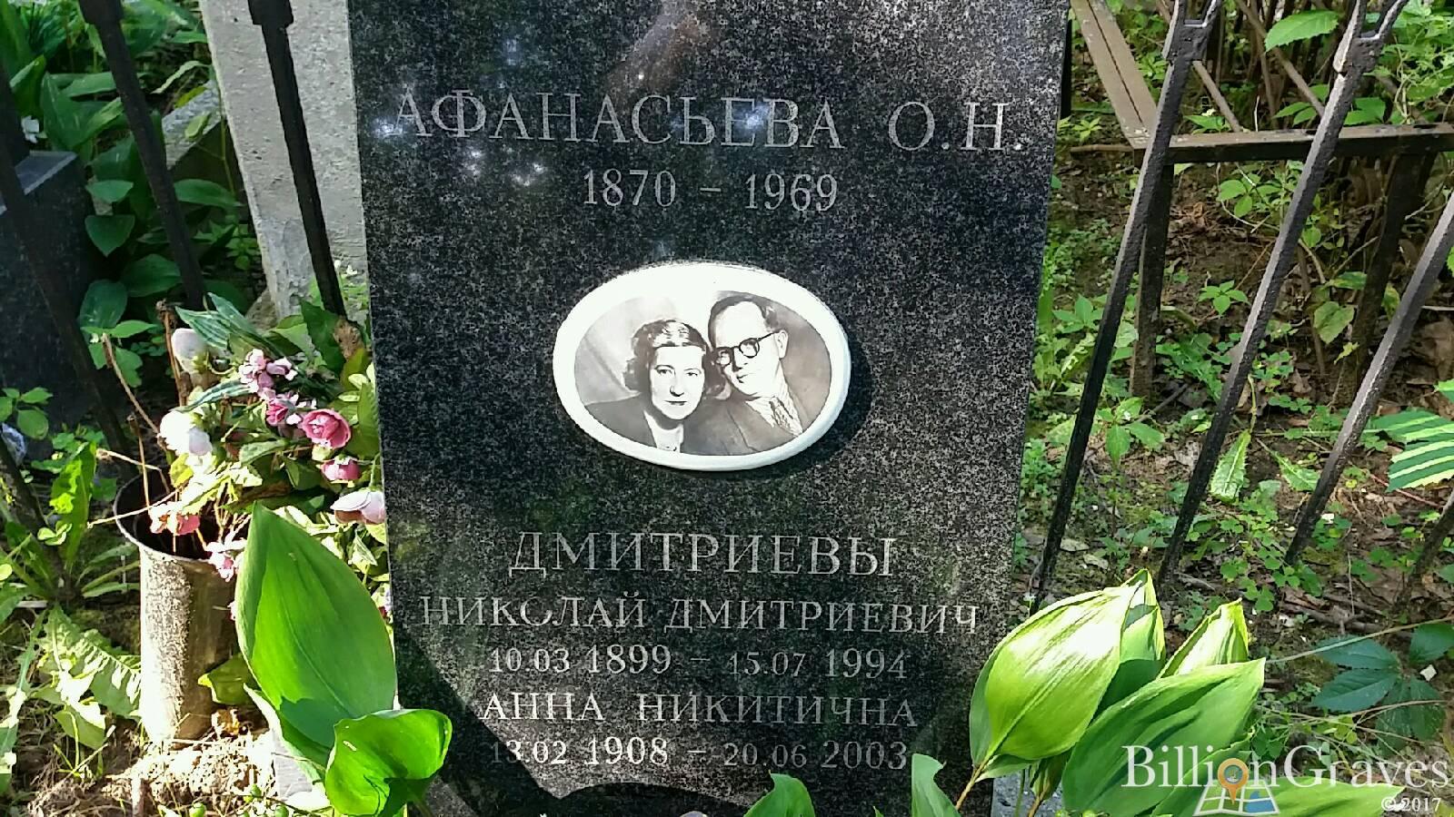 Дмитриева Анна Никитична