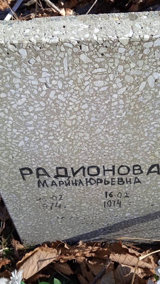 Радионова Марина Юрьевна