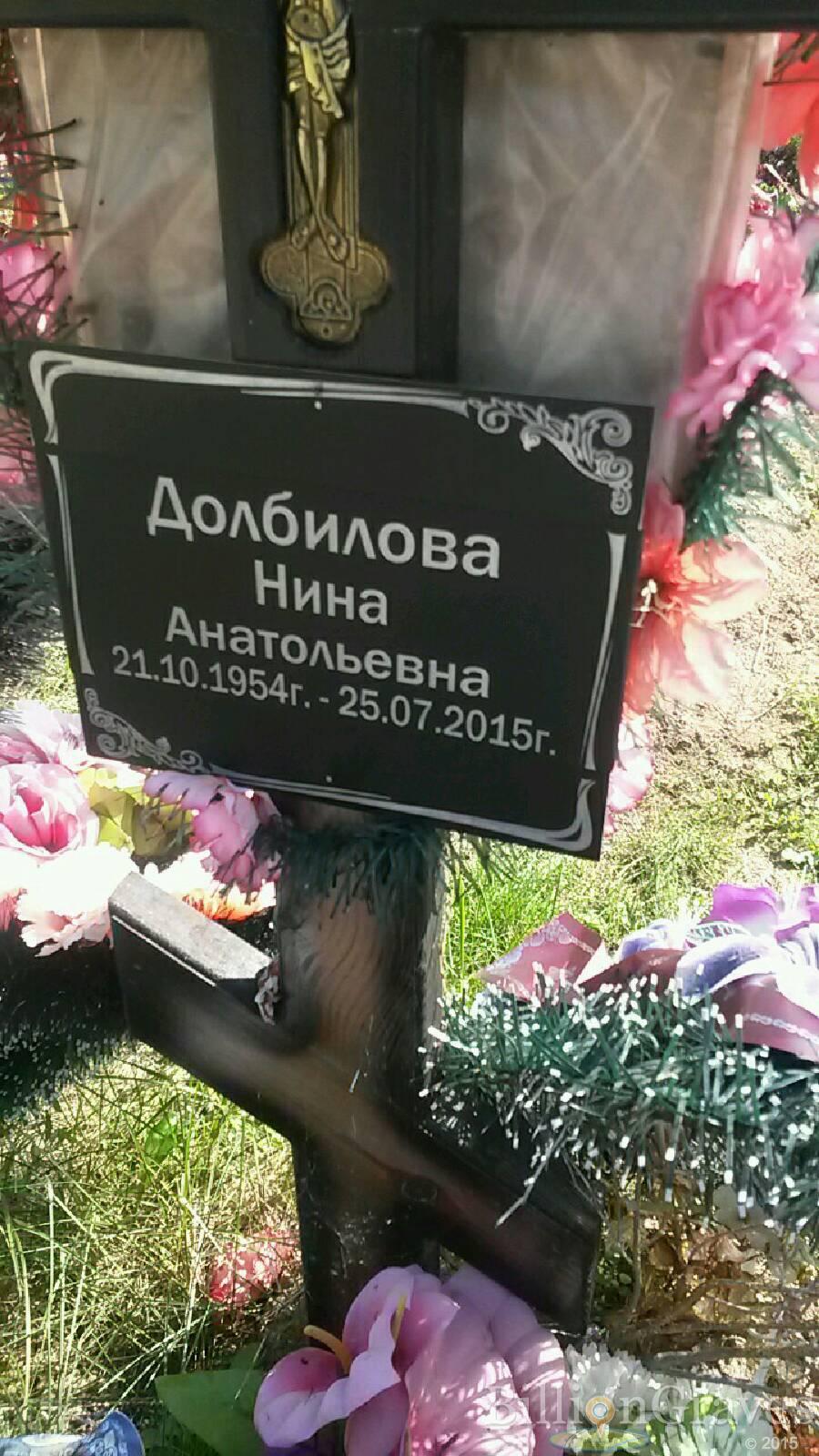 Долбилова Нина Анатольевна