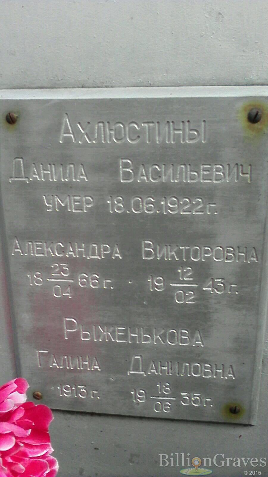 Ахлюстина Александра Викторовна