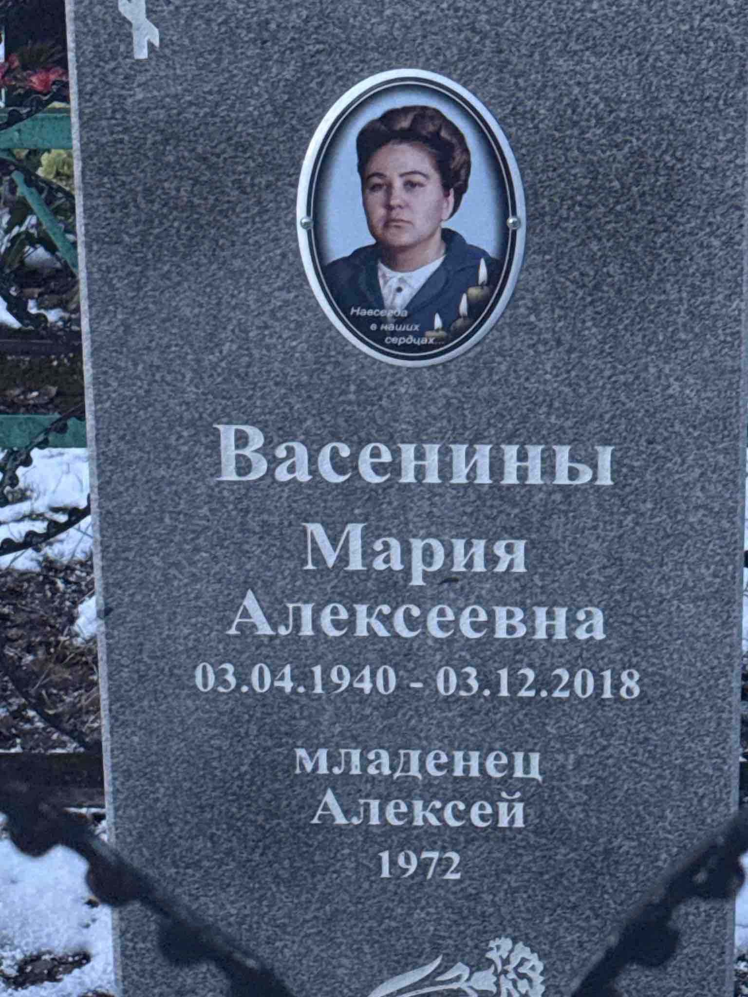 Васенина Мария Алексеевна