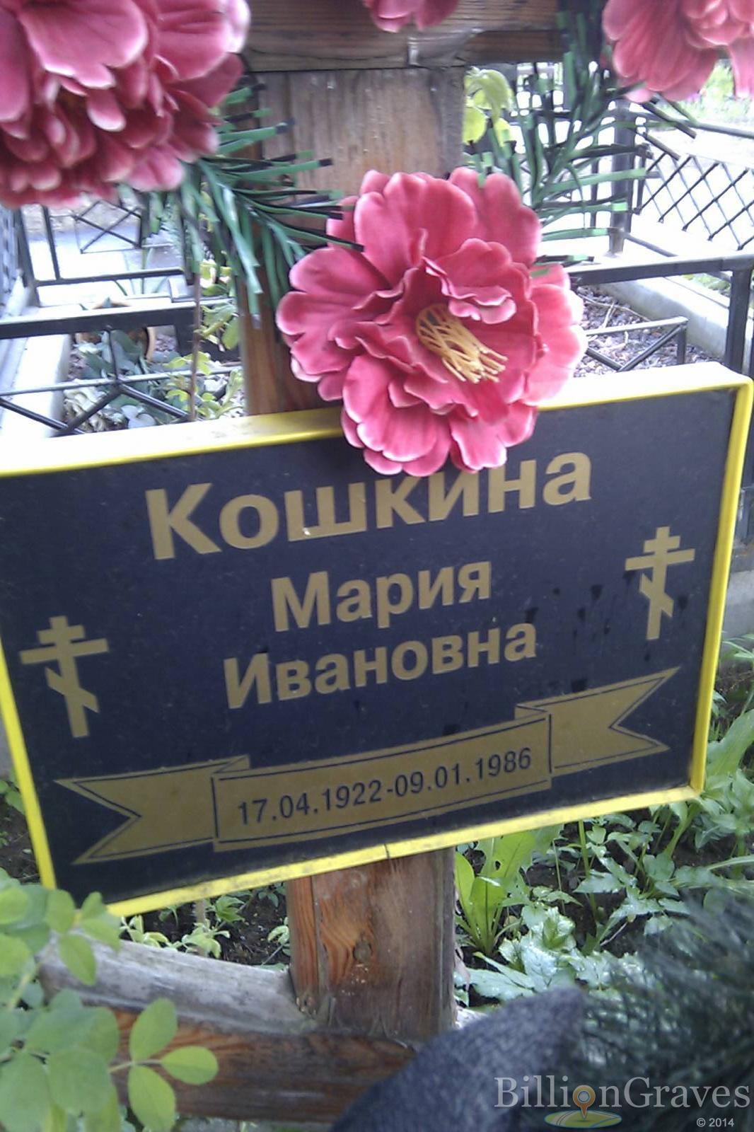 Кошкина Мария Ивановна