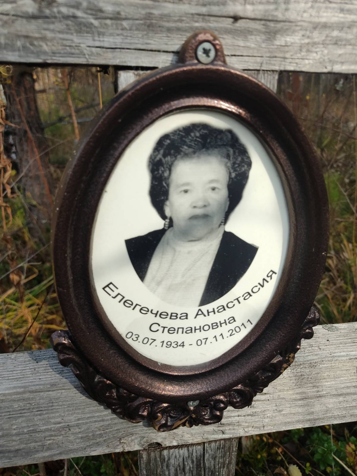 Елегечева Анастасия Степановна