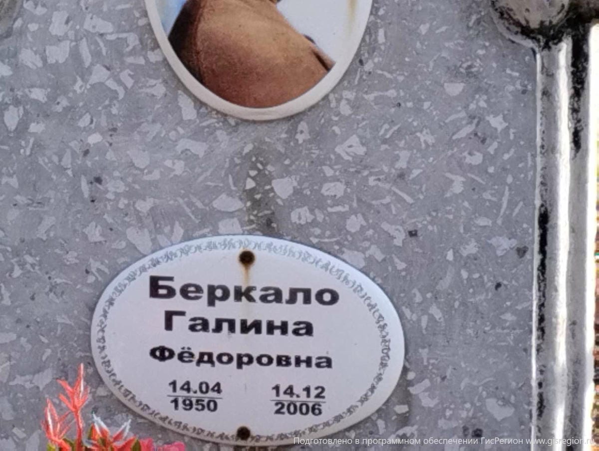 Беркало Галина Федоровна