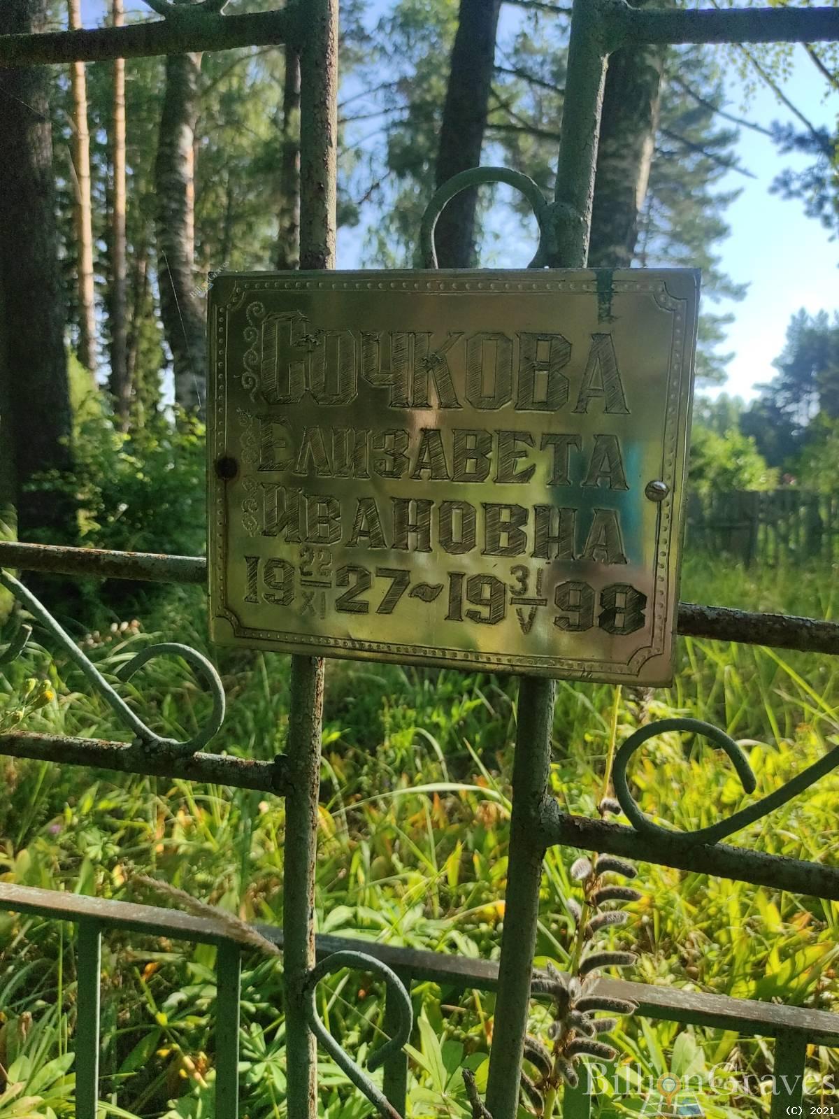 Сочкова Елизавета Ивановна