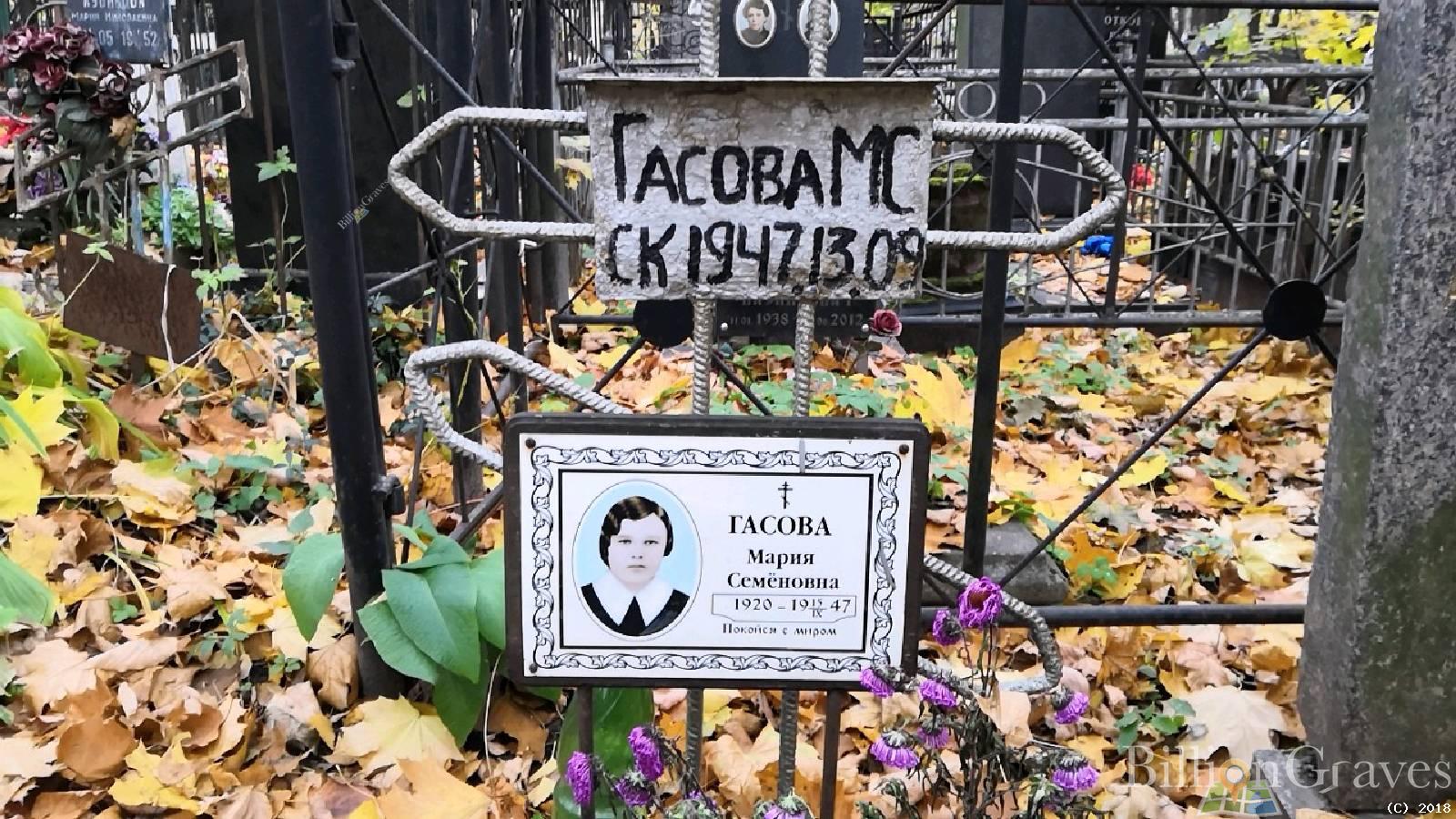 Гасова Мария Семёновна